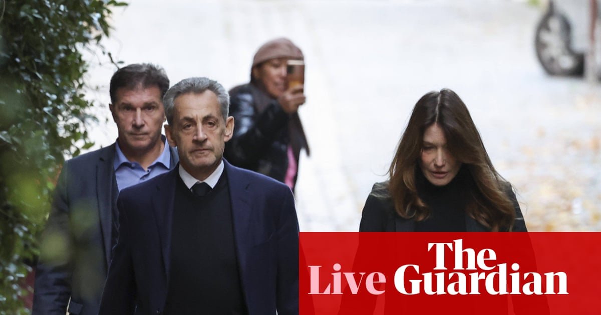 French court to decide if Nicolas Sarkozy can leave prison – Europe live | France