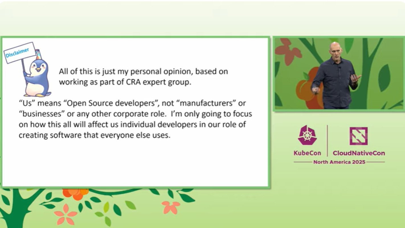 Linux Kernel Maintainer on CRA Open Source Impact