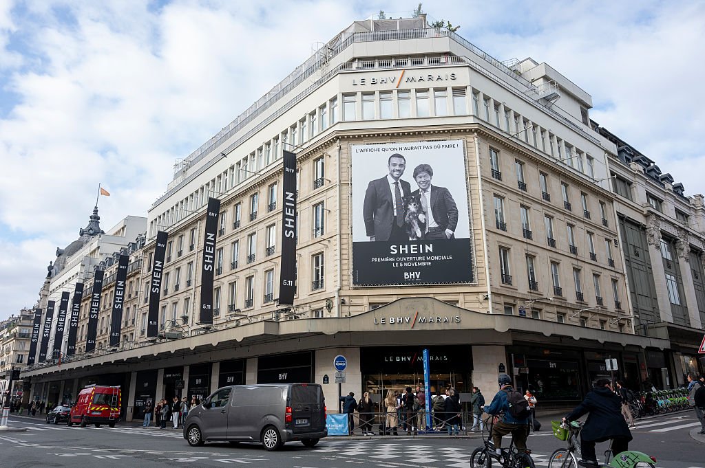 Opening Of The First Shein Store In France At BHV-Marais, Paris