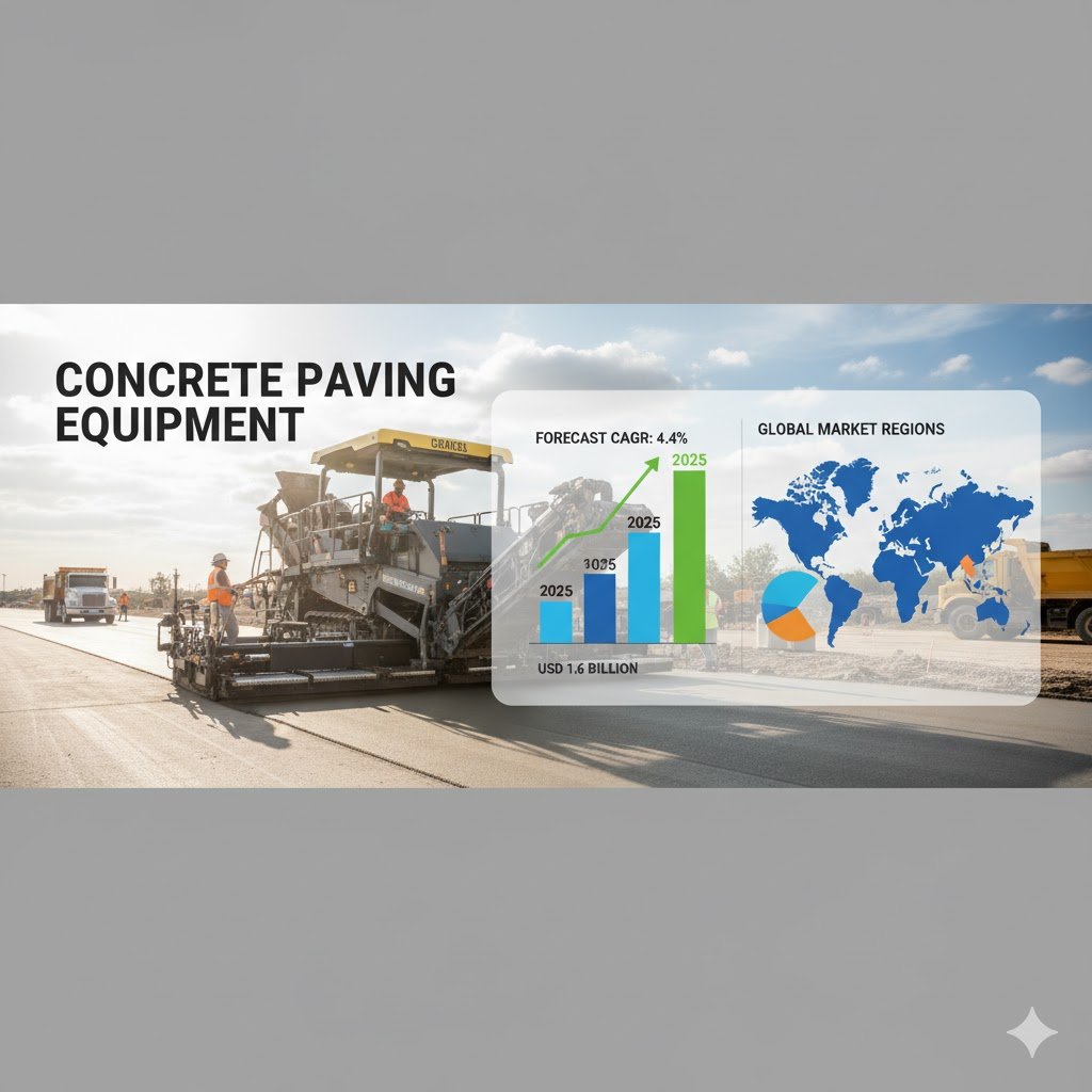 Concrete Paving Equipment Market Growth Accelerates in Asia-Pacific, North America, and Europe to 2035