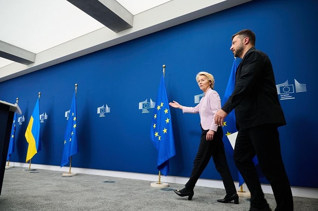 Volodymyr Zelenskyy-Ursula von der Leyen meeting in Brussels