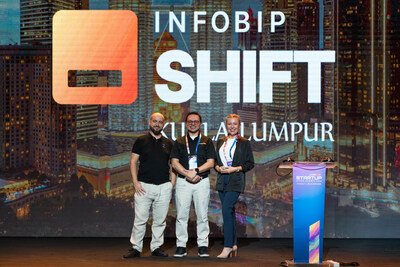 (From Left) Ivan Brezak Brkan, Developer Experience Director (Infobip Shift), Norman Matthieu Vanhaecke, Group Chief Executive Officer (Cradle) and Ruslana Reznikova, Vice President General Manager APAC & Eurasia (Infobip).