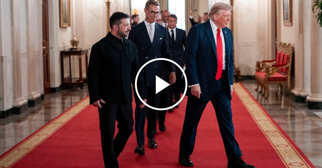 Trump Calls Europe ‘Decaying’ and ‘Weak’