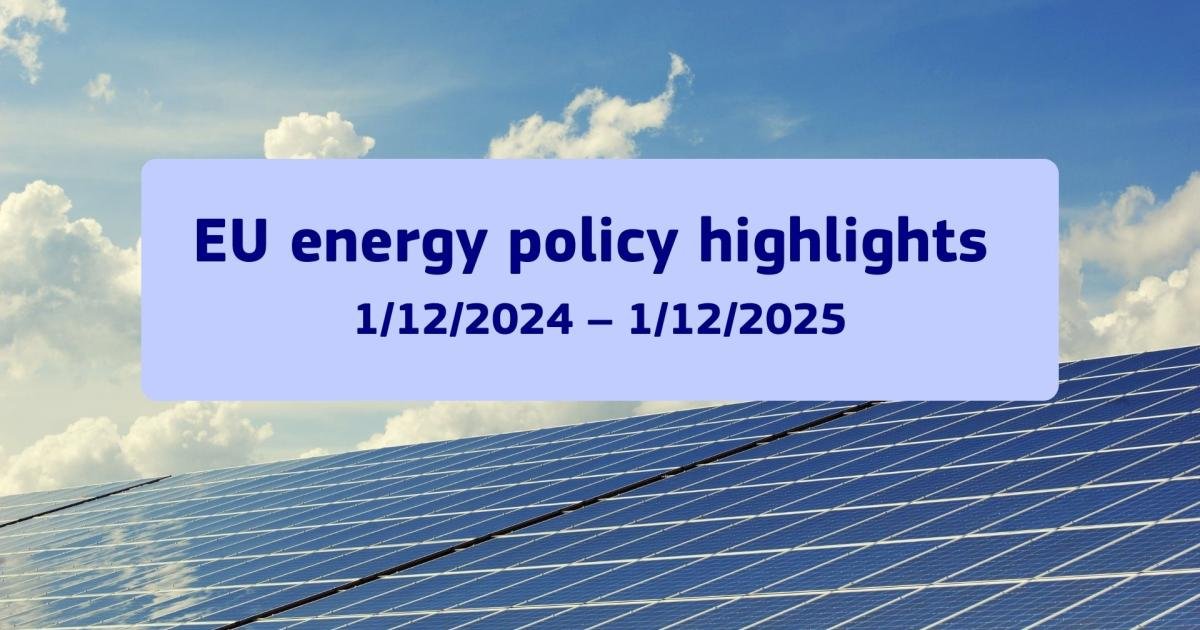 Energy policy highlights in the first year of the von der Leyen Commission II