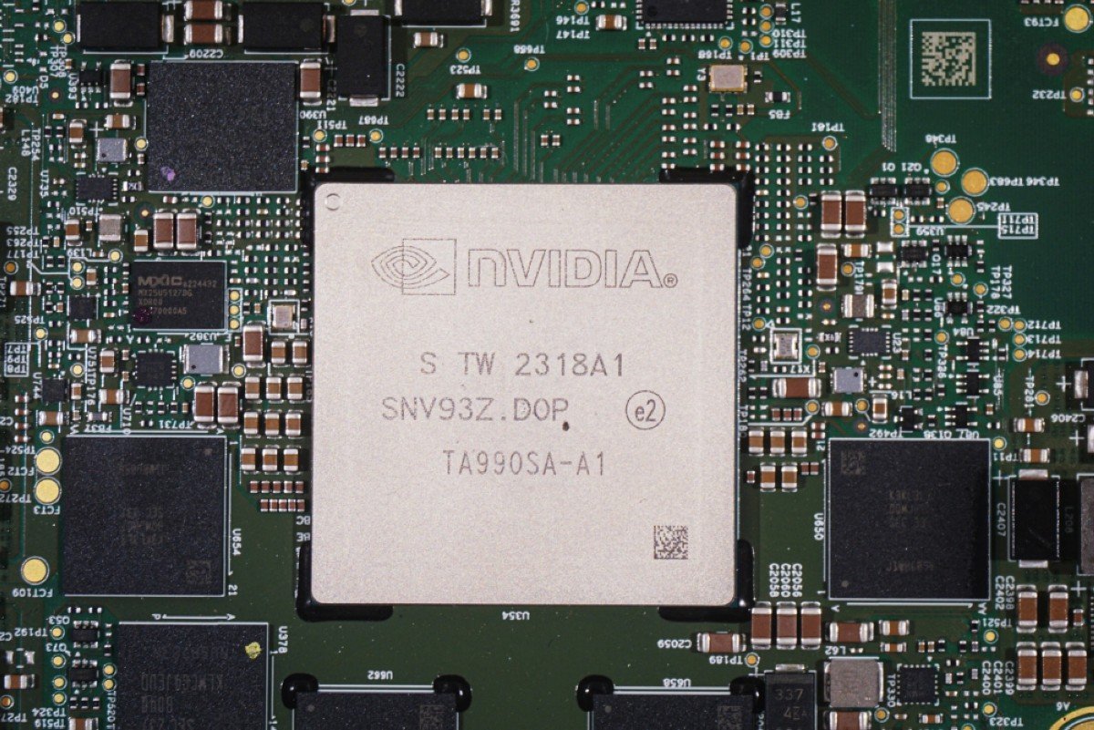 SHANGHAI: A Nvidia chip is displayed at the Mobile World Congress (MWC) in Shanghai on June 26, 2024. - AFP