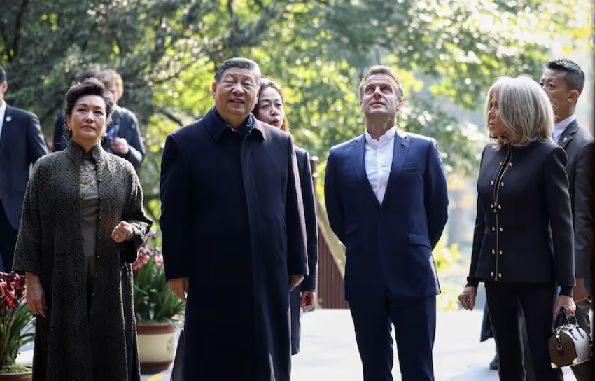 Macron and Xi hold talks in Chengdu -