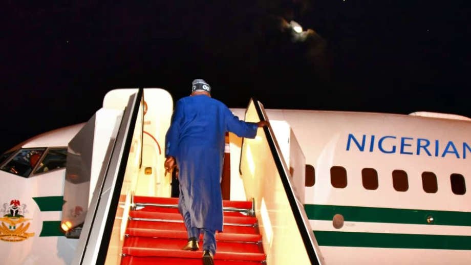Tinubu Departs Lagos for Europe, Heads to UAE for Global Sustainability Summit