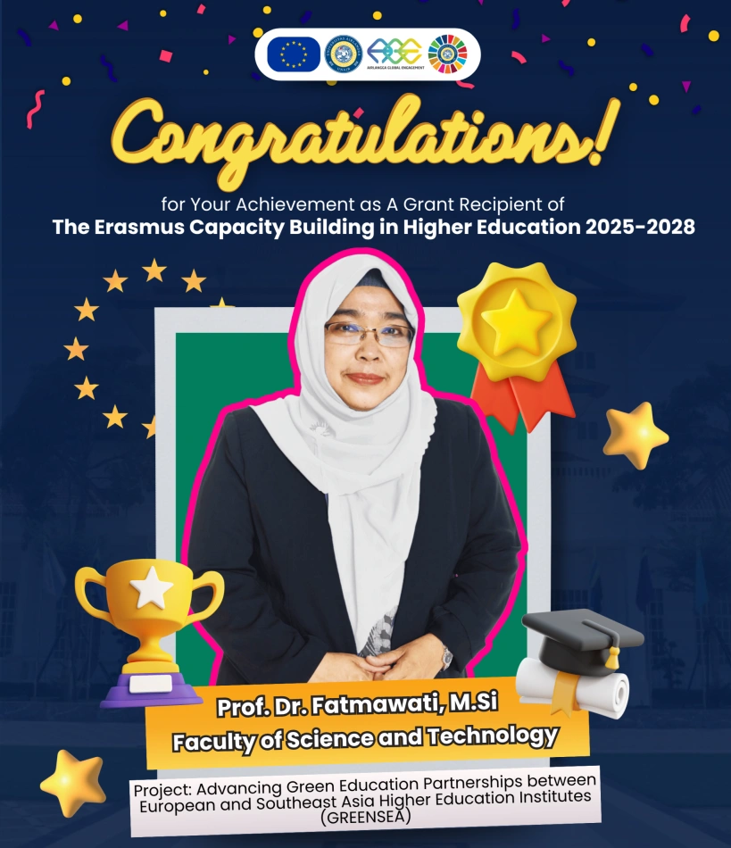 UNAIR Professor awarded prestigious grant Erasmus+ GREENSEA Project