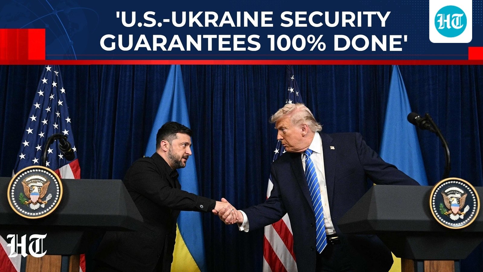 'US-Ukraine security guarantees 100% done': Zelensky's huge claim as Trump watches silently| Russia