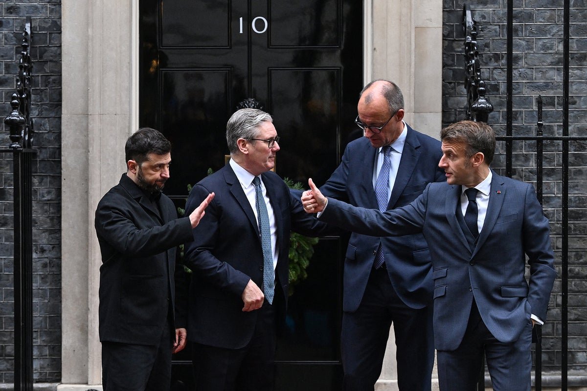 Ukraine-Russia war live: European leaders agree to ramp up pressure on Putin after peace talks with Zelensky