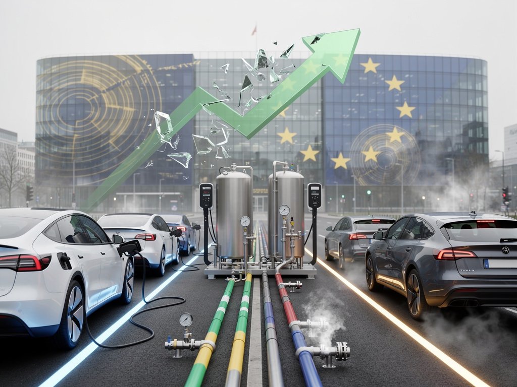 EU Revises 2035 Combustion Engine Ban with Biofuel Offsets Amid EV Slowdown