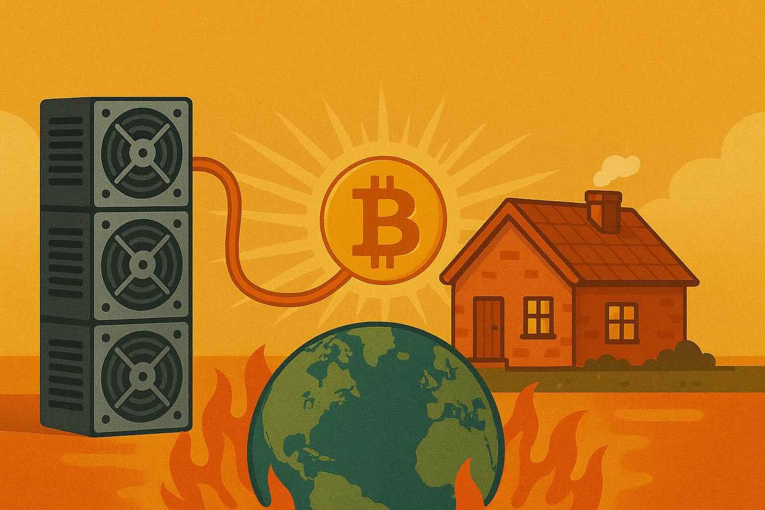heat the world with bitcoin