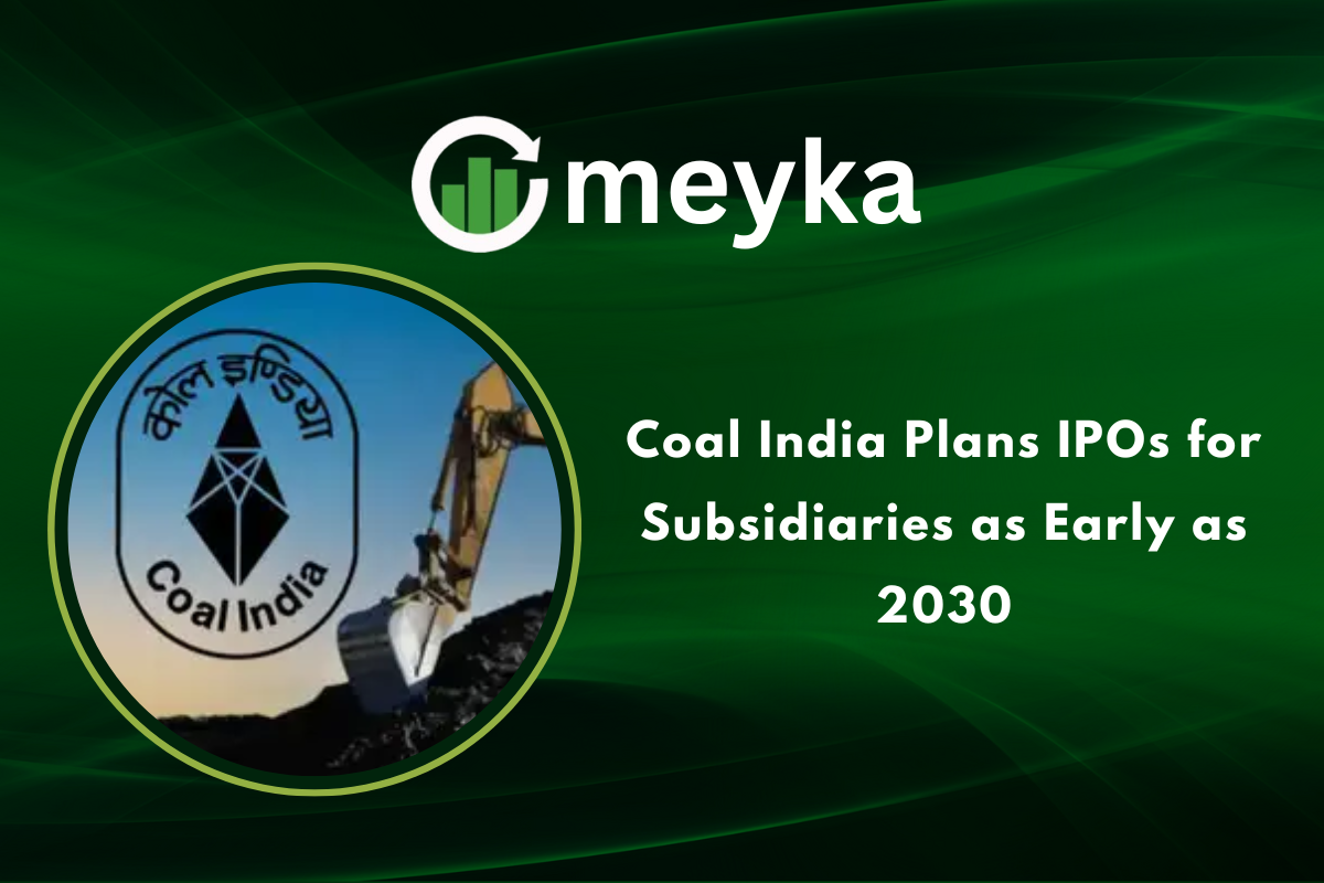 Coal India Plans IPOs for Subsidiaries as Early as 2030