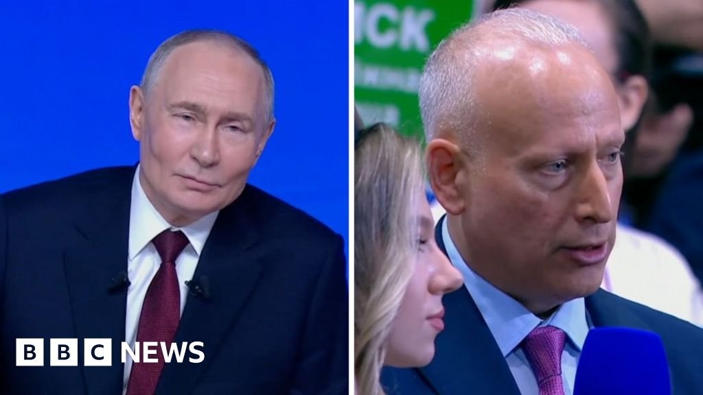 Was Putin's response to my question about war in Europe an olive branch?