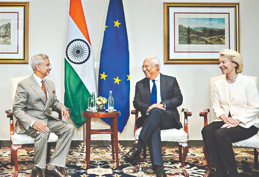 Jaishankar hopeful of new phase in India-EU ties as Antonio Costa, von der Leyen arrive