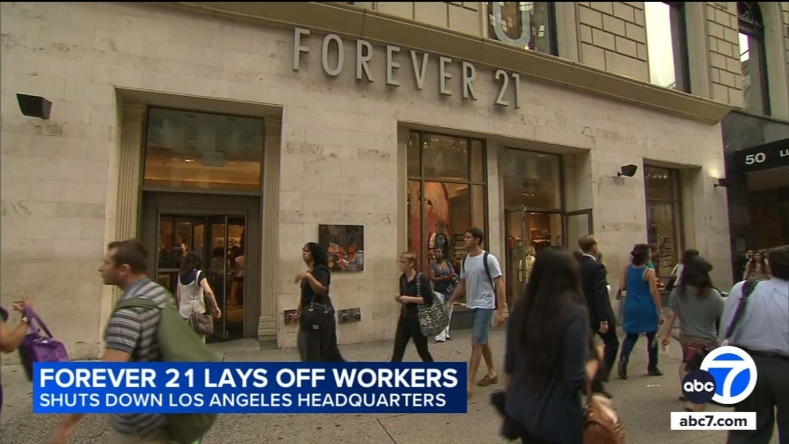 Fashion retailer Forever 21 laying off more than 350 workers, closing Los Angeles headquarters
