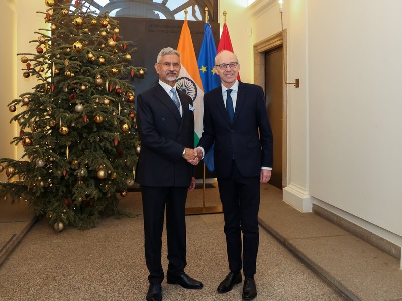 EAM Jaishankar and Luxembourg PM discuss cooperation in financial services, technology