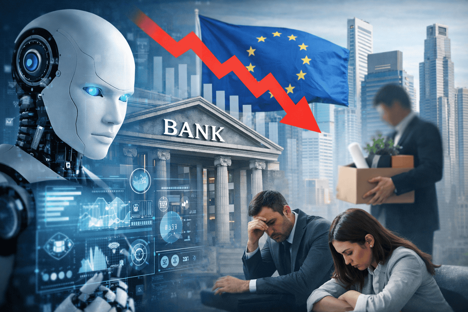 AI Push Could Wipe Out Over 200,000 Banking Jobs Across Europe by 2030
