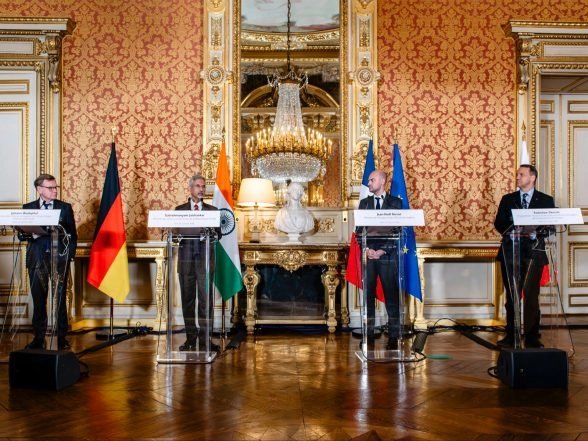World News | First India-Weimar Format Meeting Sees Discussions on Ties with EU, Indo-Pacific, Ukraine Conflict