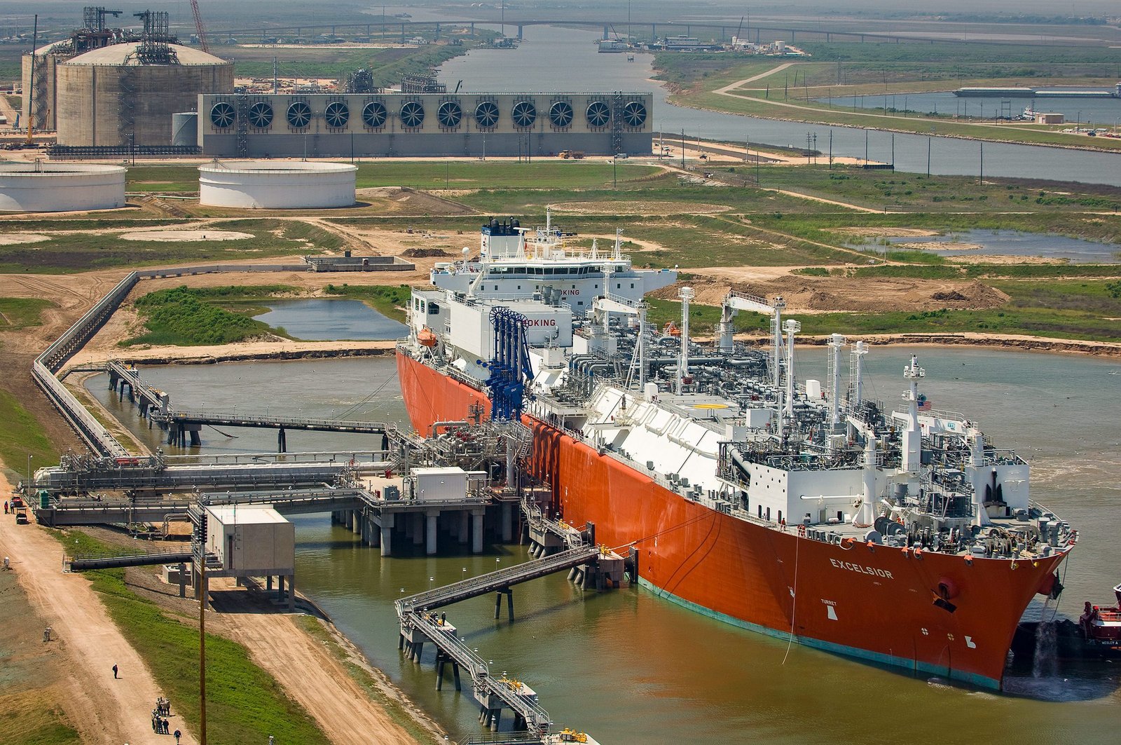 Freeport LNG Ship Terminal Texas