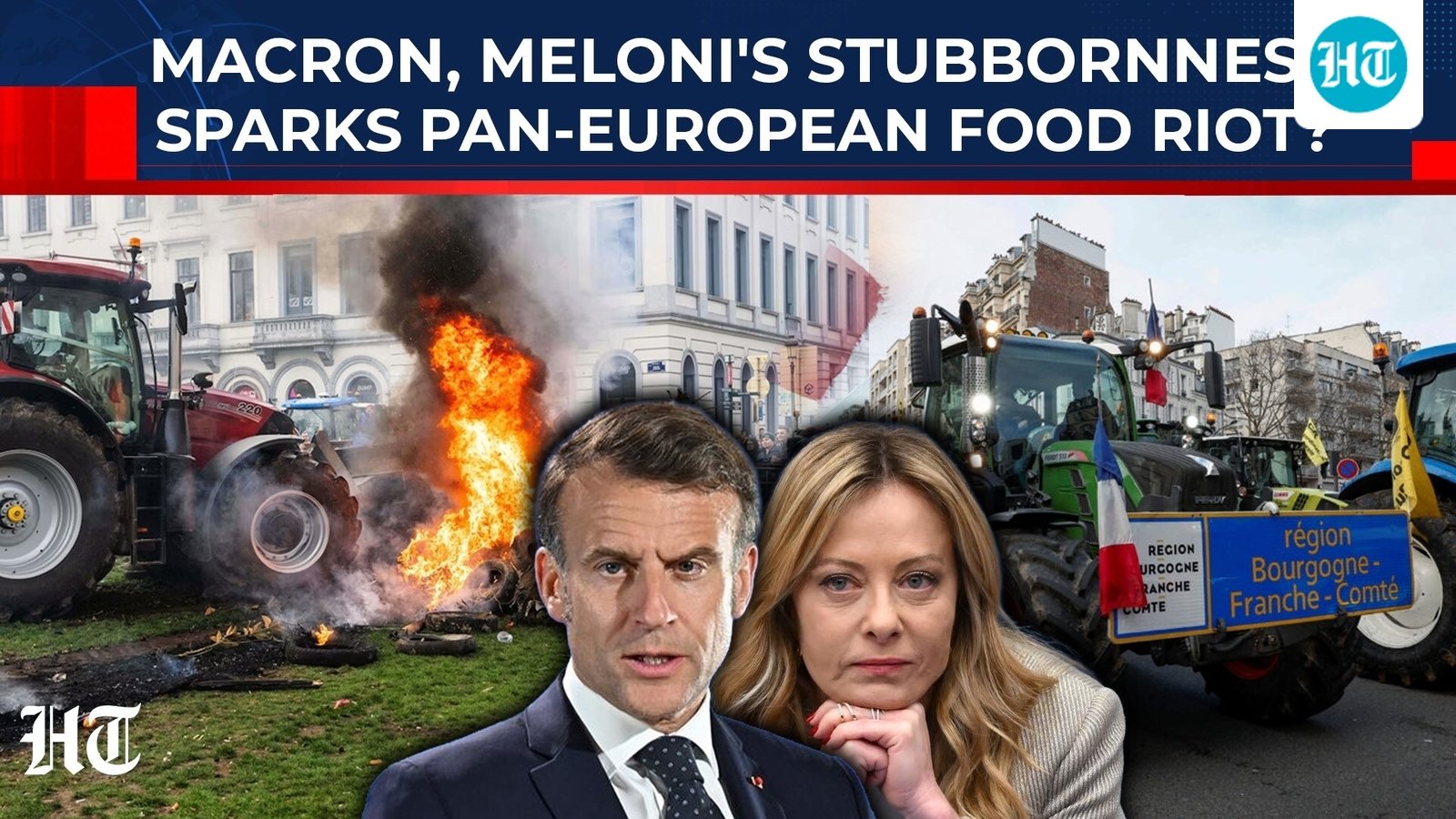 Europe's agricultural apocalypse? Tractors turn cities into a war zone