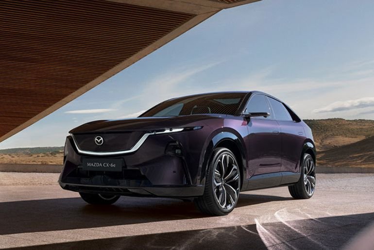 Mazda Unveils MAZDA CX-6e New Battery EV in World Premiere