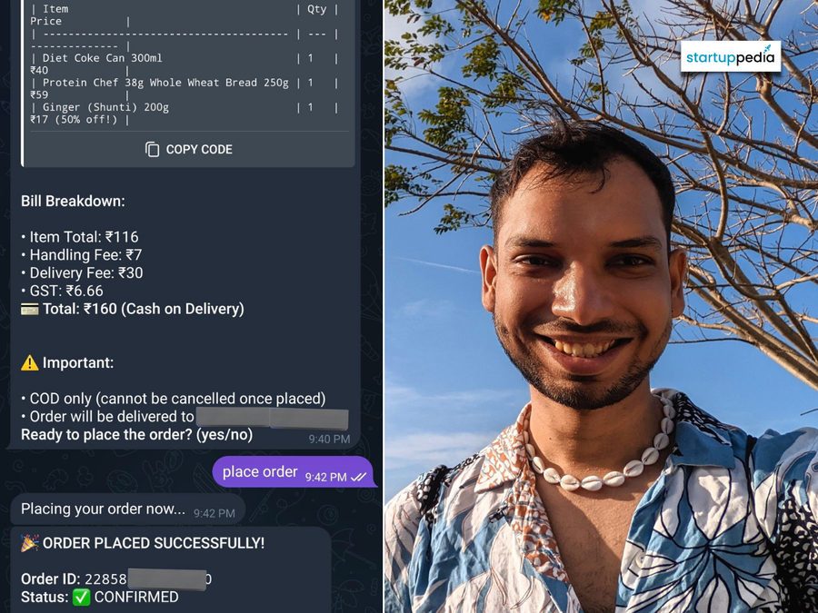 Bengaluru Startup Founder automates Swiggy orders using AI assistant, netizens debate on convenience vs control