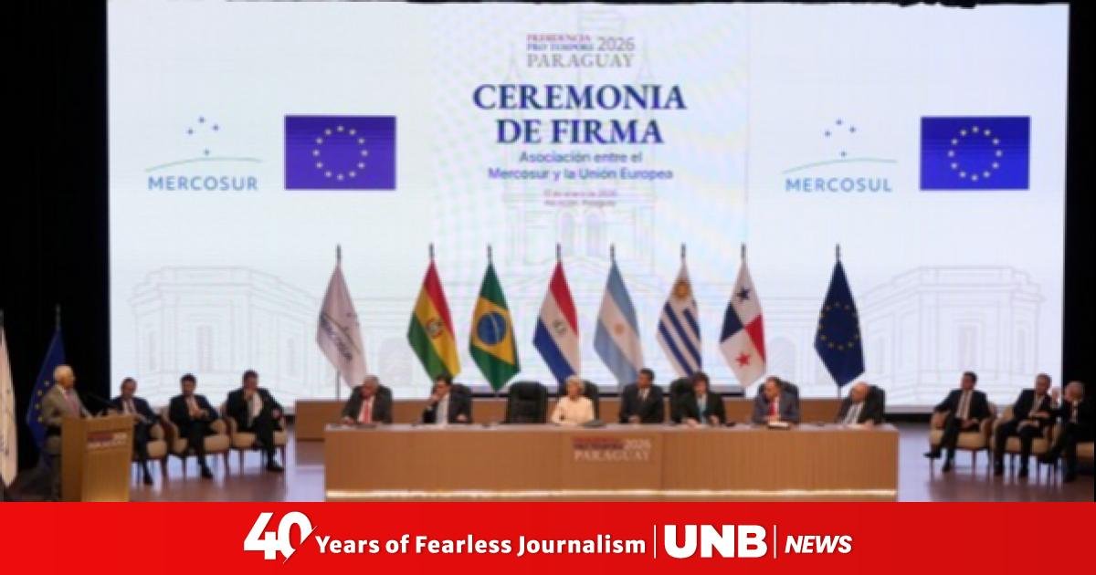 European Union and Mercosur bloc of South American nations sign landmark free trade agreement