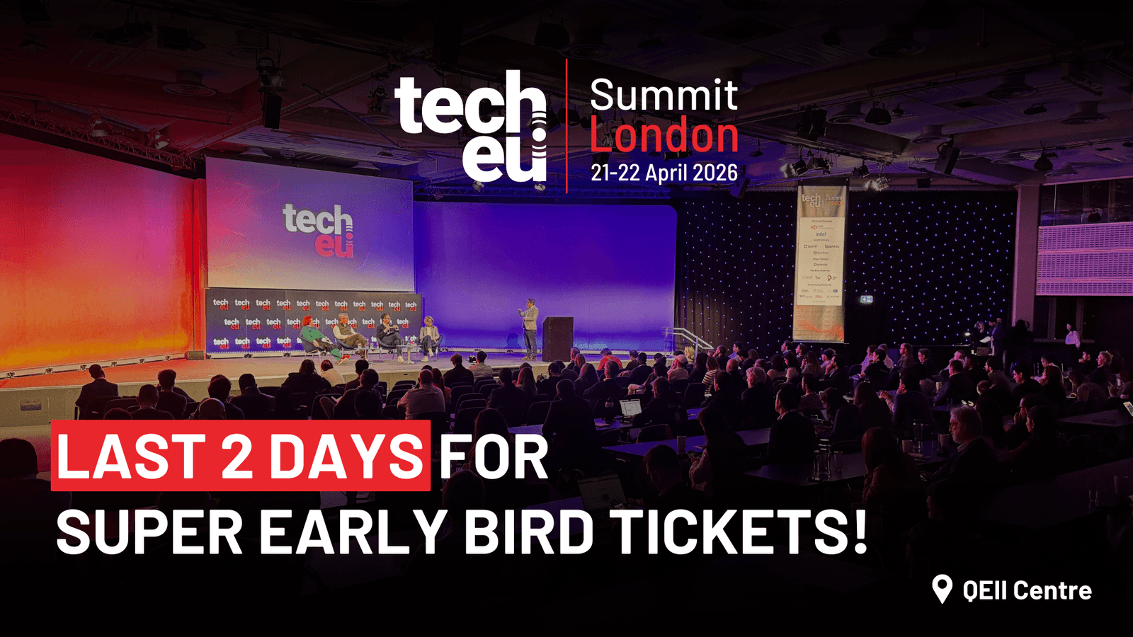 Only Two Days Left to Secure Super Early Bird Tickets for the Tech.eu Summit London 2026