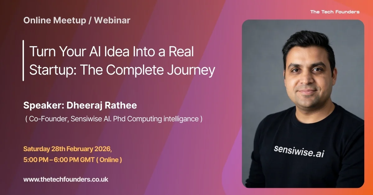 Turn Your AI Idea Into a Real Startup: The Complete Journey