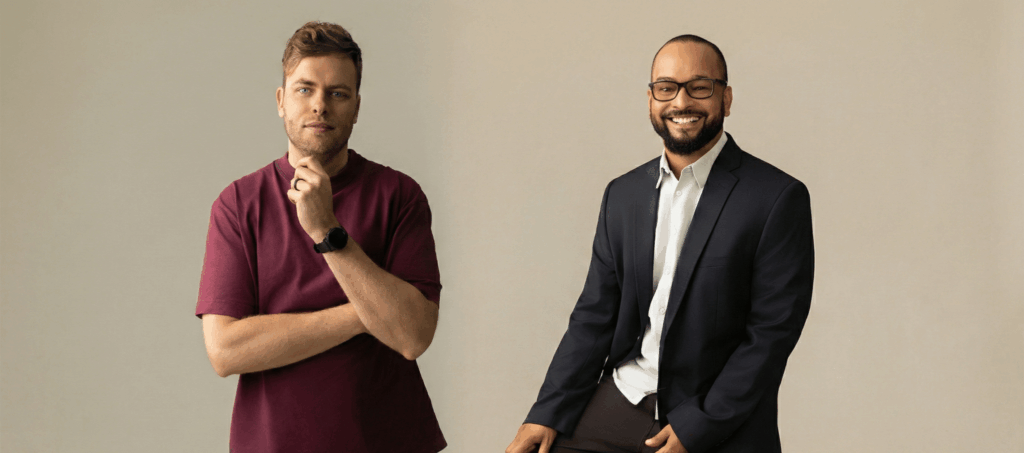 Nicolas van Zyl and Rafiq Phillips, founders of Naritive