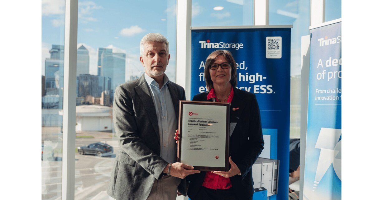 Trina Storage Completes Compliance Framework, Strengthens EU Competitiveness Through Strategic Collaboration with UL Solutions
