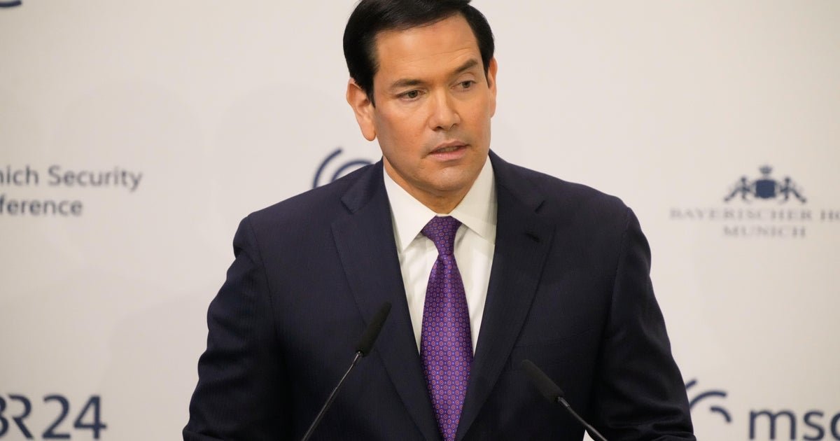 Rubio sticks to Trump's firm stance but takes softer tone in speech to European allies