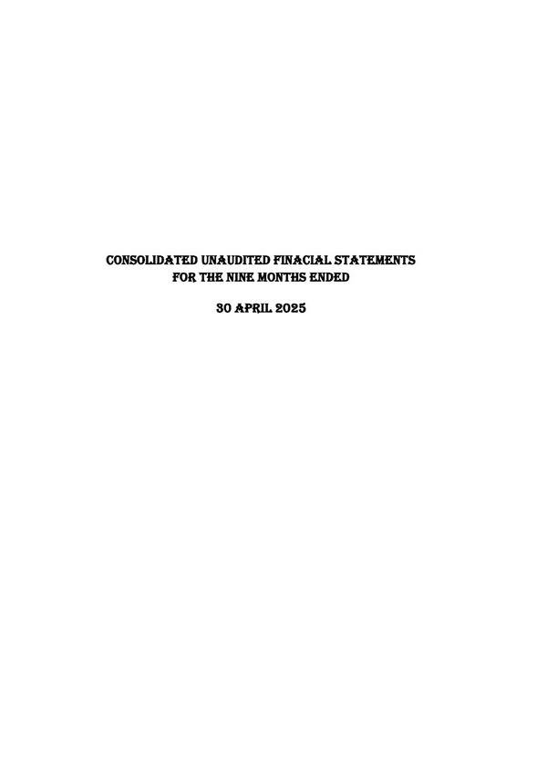 Ellah Lakes Plc (ELLAHL.ng) Q32026 Interim Report