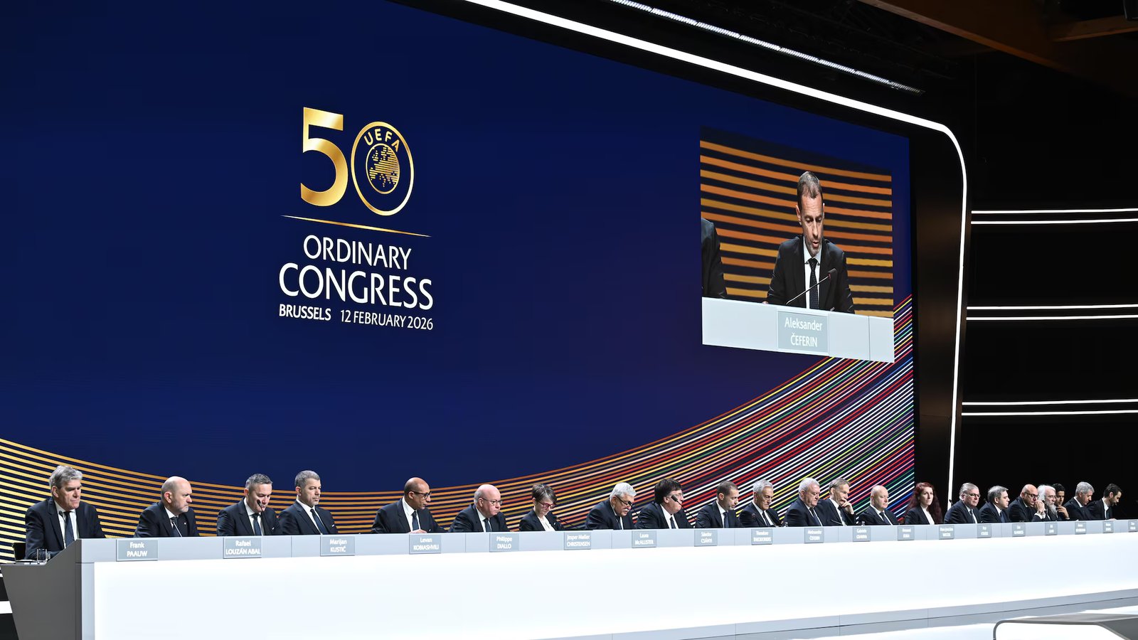 50th Ordinary UEFA Congress concludes in Brussels