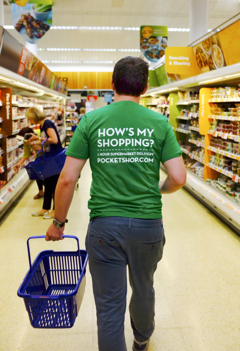 London Startup Pocket Shop Launches 1-Hour Supermarket Delivery Service Powered By Local Pedestrian Pickers
