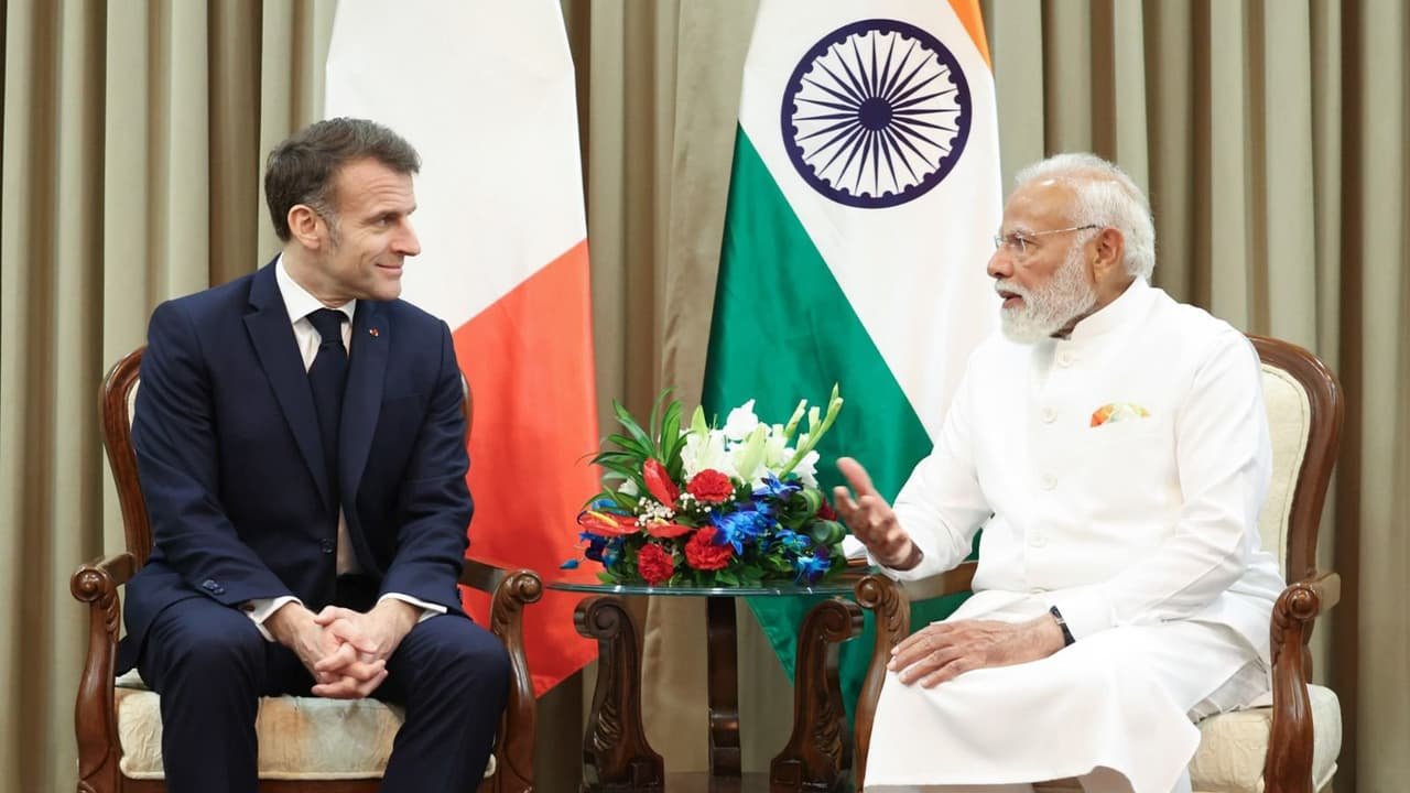 PM Modi, Macron discuss defence, tech; hail 'Special Global Partnership'