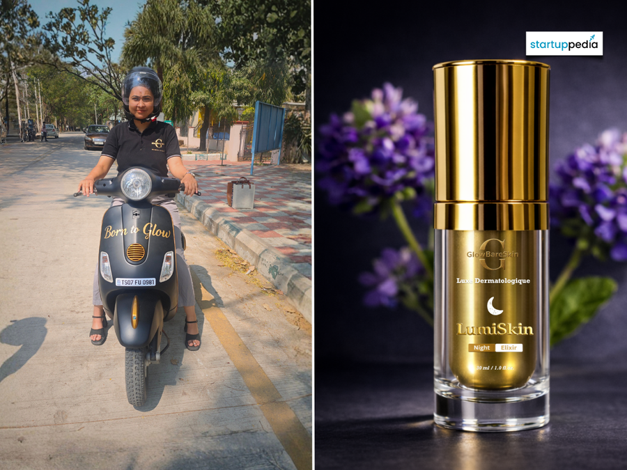 Why this Hyderabad mom is personally delivering luxury skincare on a gold-wrapped scooter
