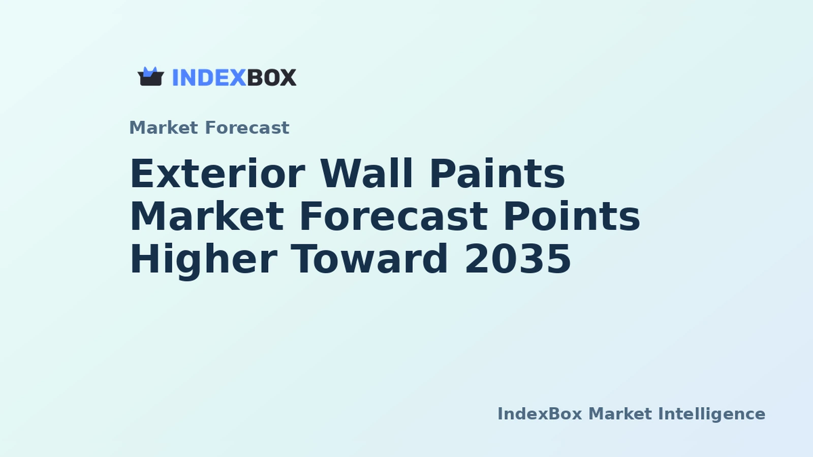 Exterior Wall Paints Market Analysis and Growth Outlook to 2035: Trends, Drivers, and Regional Forecasts - News and Statistics