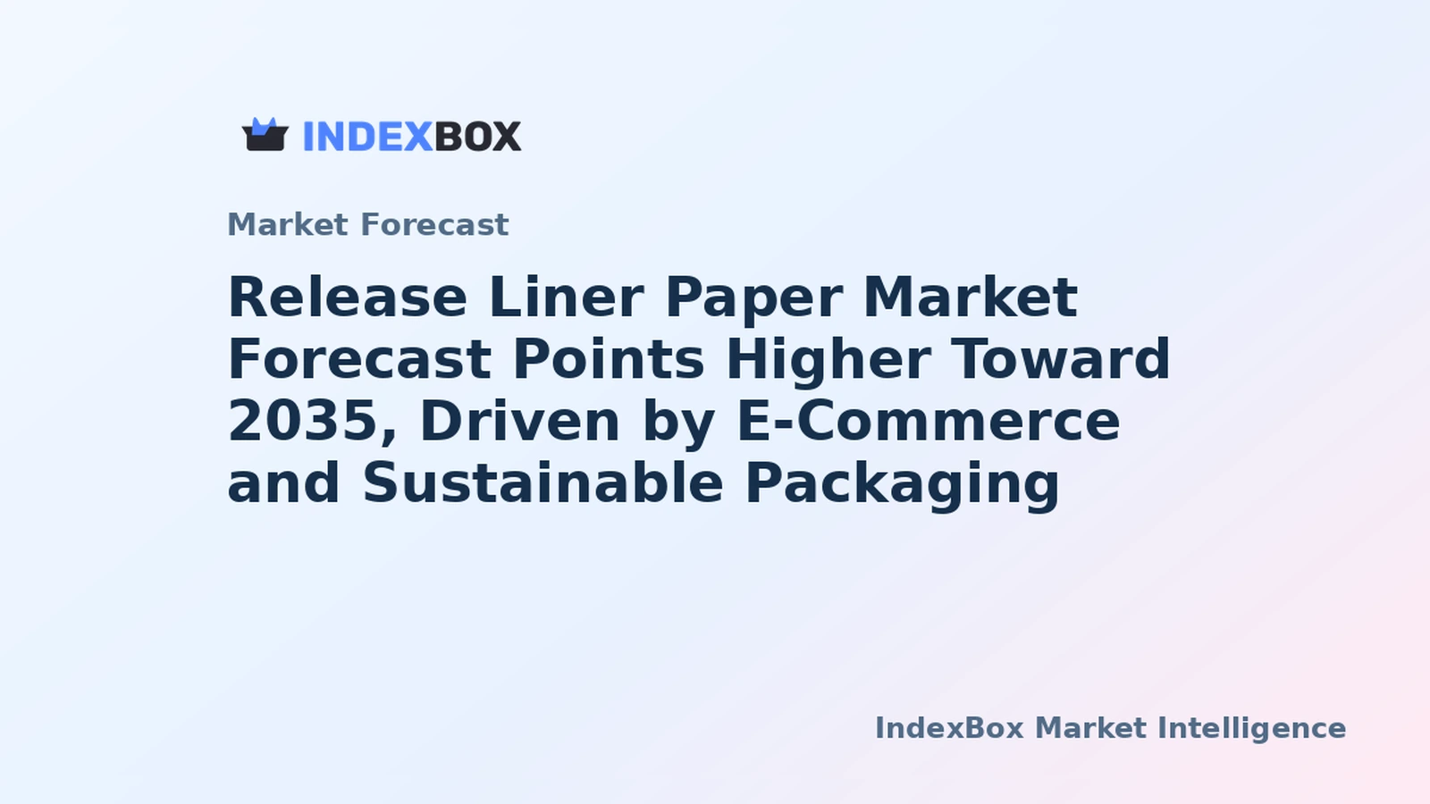 Release Liner Paper Market Forecast Points Higher Toward 2035, Driven by E-Commerce and Sustainable Packaging - News and Statistics
