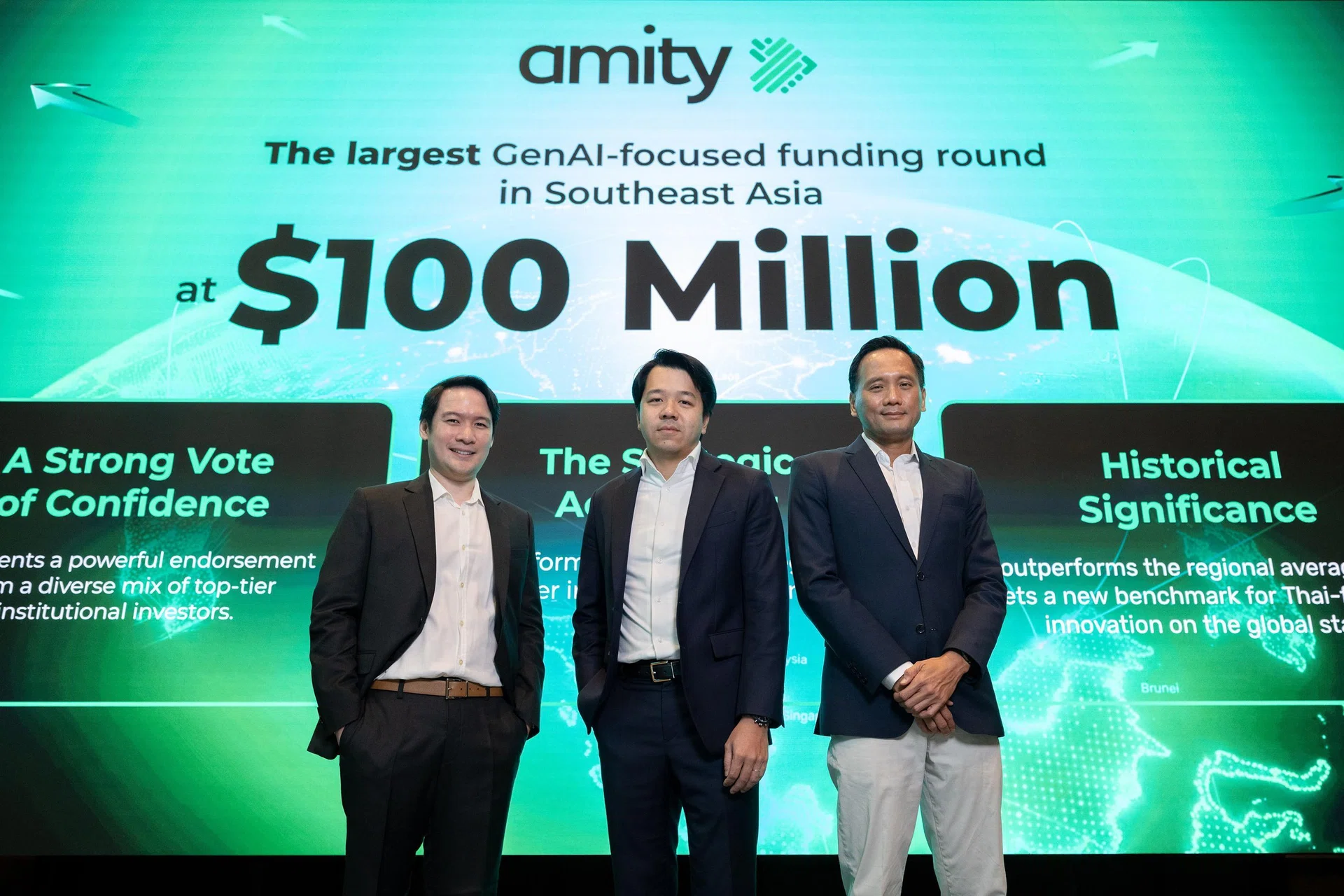 Thai AI startup Amity raises US$100M