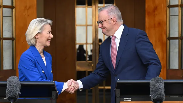 Australia, EU agree sweeping new trade pact eight years in the works