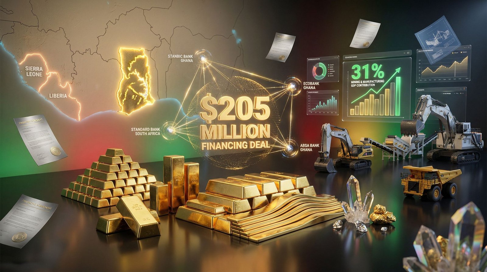 Ibrahim Mahama Gold Fields partnership secures $205 million.