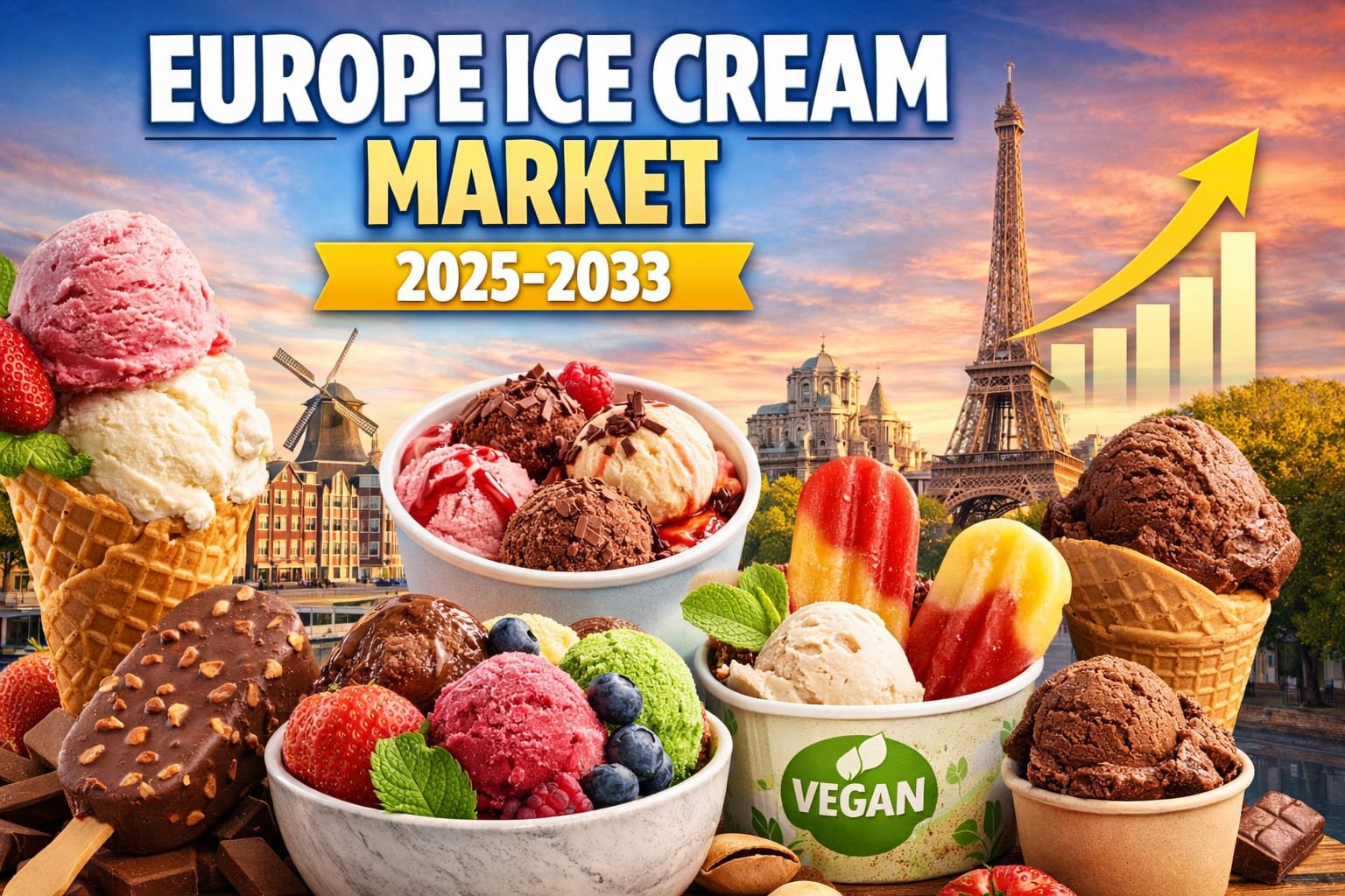 Europe Ice Cream Market Size & Forecast 2025–2033
