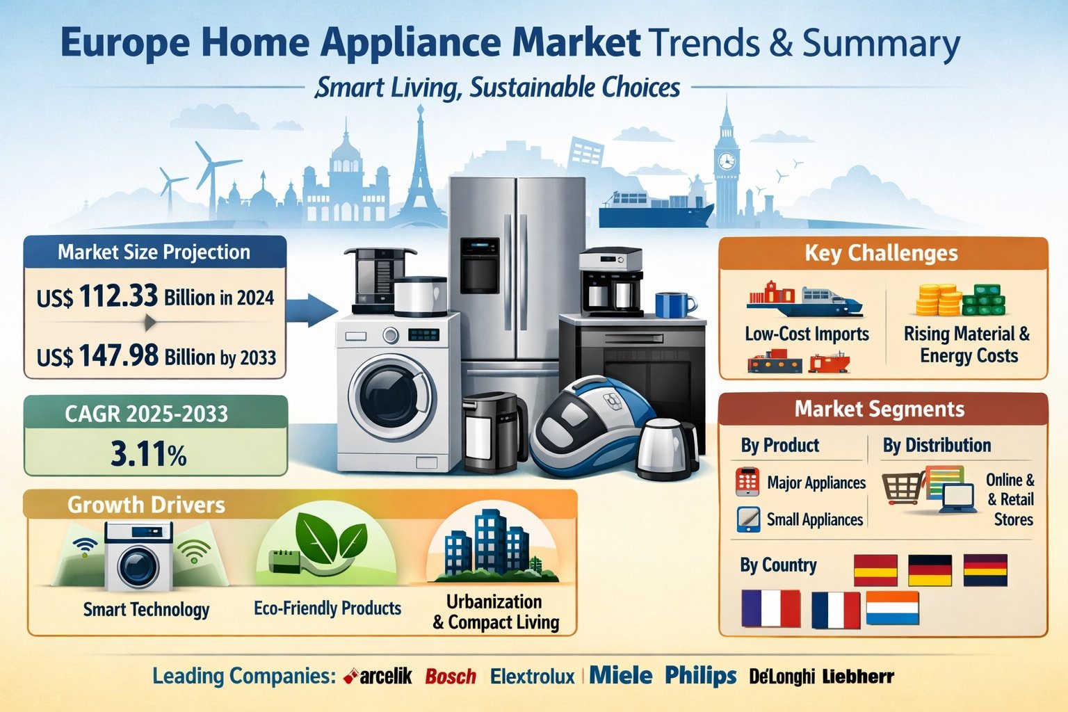 Europe Home Appliance Market Trends & Summary