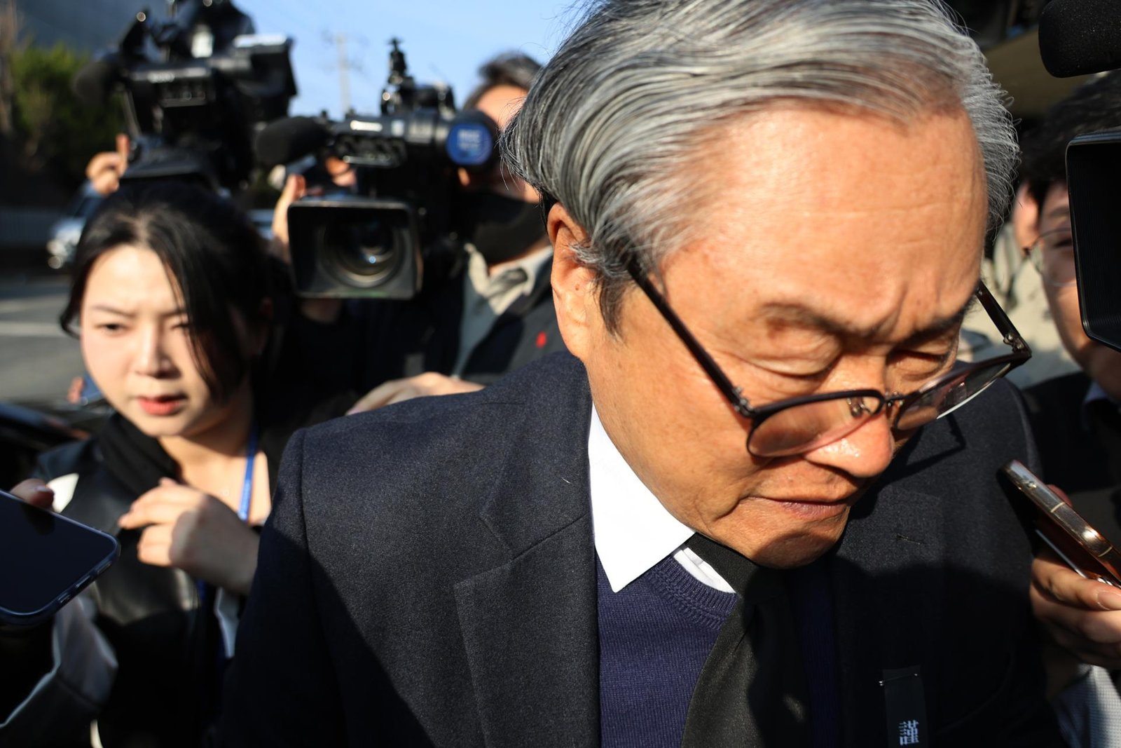 Anjun Industrial CEO Son Ju-hwan leavess his company