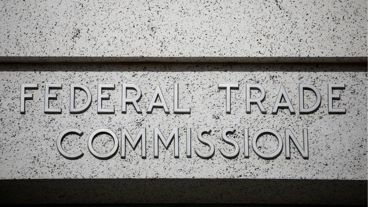 A view of signage at the Federal Trade Commission (FTC) headquarters in Washington, D.C., U.S., November 24, 2024. (Reuters/Benoit Tessier)
