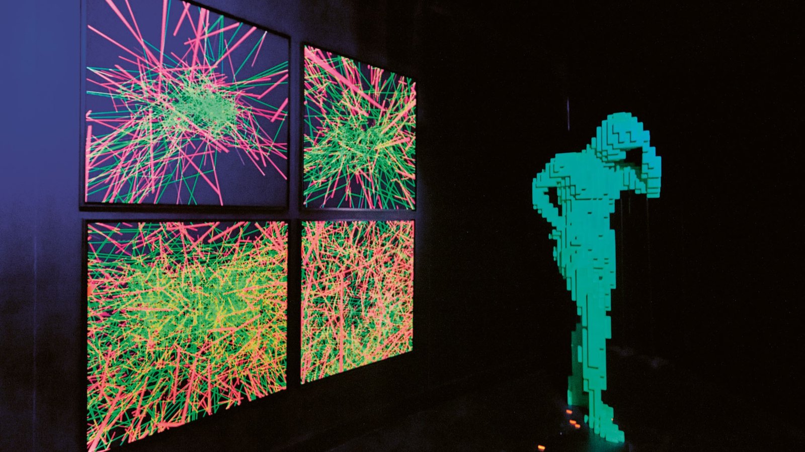 PIXELS – An Interactive Experience with the Creative Universe of AI, featuring Miguel Chevalier, Grand Palais Immersif, Paris, France, 5 November 2024