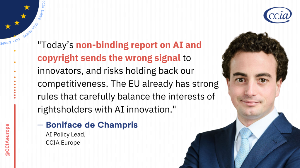 AI & Copyright: European Parliament Report Sparks Uncertainty for Innovators