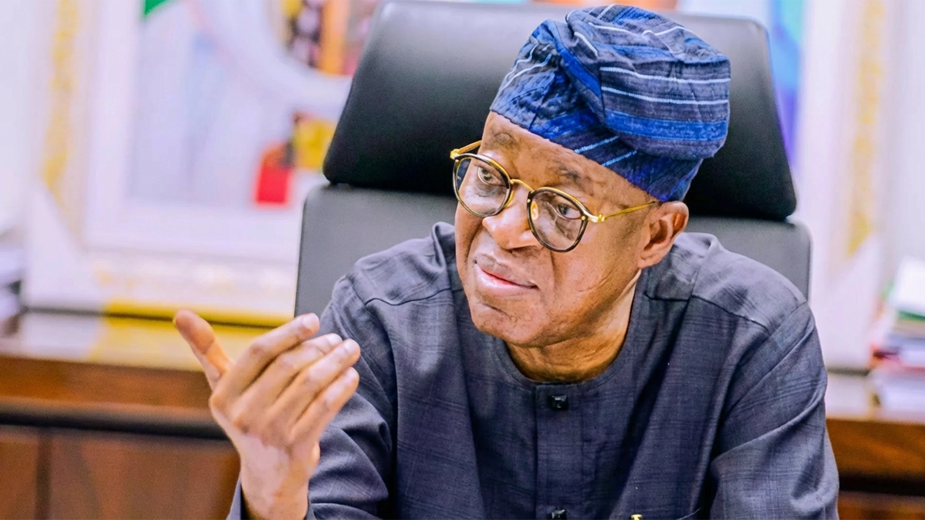 Minister of Marine and Blue Economy, Adegboyega Oyetola